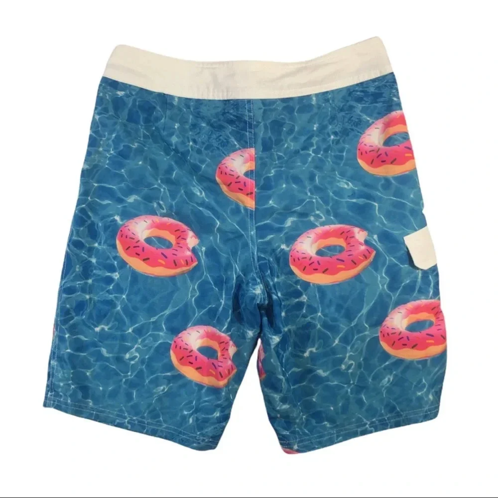SH168 Carbon Stretch Donut Swim Board Shorts 28
